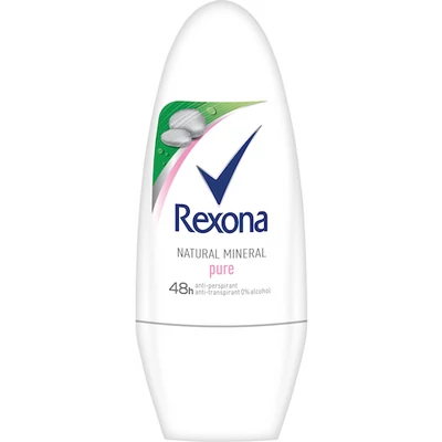 Rexona roll on 50ml Natural Mineral Pure (6db/#)