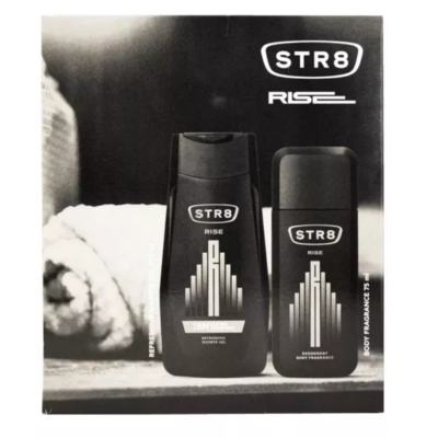 STR8 ajándékcsomag (dezodor+tusfürdő) Rise (6db/krt)