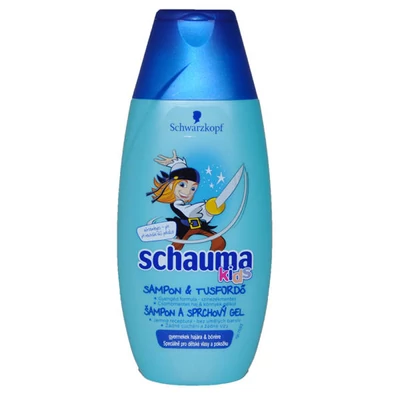 Schauma Kids sampon&tusfürdő 250ml Kék (6db/#)