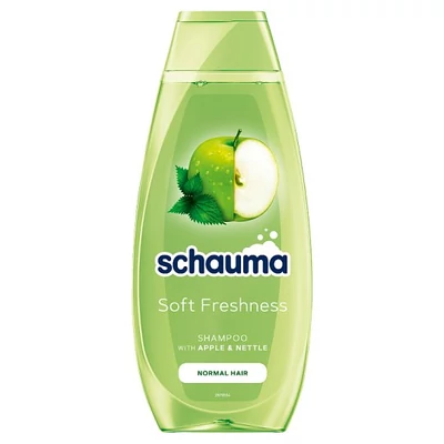 Schauma sampon 400ml Clean&Fresh zöld almával,csalánnal (20db/krt)