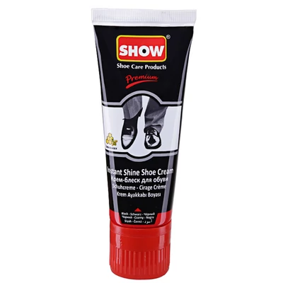 Show cipőápoló krém tubusos 75ml fekete (12db/#)