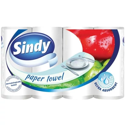 Sindy kéztörlő 4tek. 2rtg. 50lap (12db/krt)