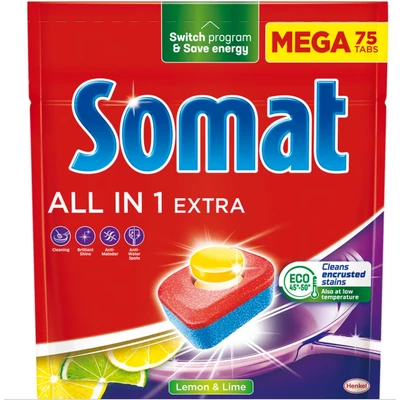Somat XXL tabletta 75db-os All in1 Lime (4db/krt)