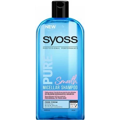 Syoss sampon 500ml Pure Smooth Micellar (6db/krt/TR)