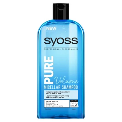 Syoss sampon 500ml Pure Volume Micellar (6db/krt)