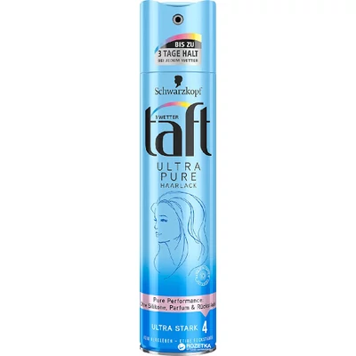 Taft hajlakk 250ml Ultra pure stark 4 (világos kék)(10db/krt)