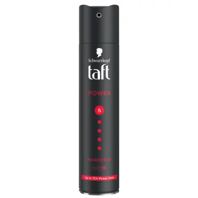 Taft hajlakk 250ml Power 5 fekete (10db/#)