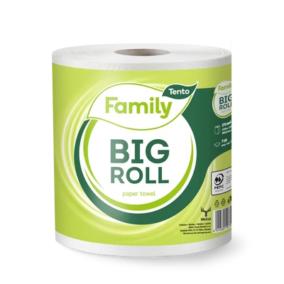 Tento kéztörlő 1tek. 2rtg. 275lap Family Big Roll (10db/krt)
