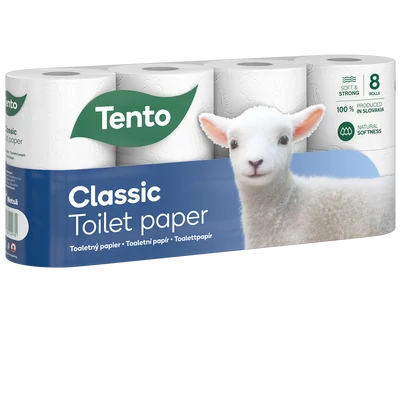 Tento wc papír 8tek. 3rtg. 150lap Ellegance Classic (7db/krt)