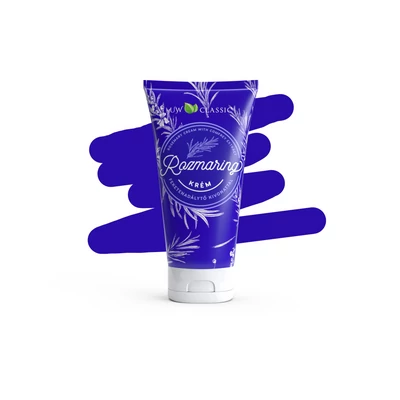 U&W Rozmaring krém 100ml feketenadálytő kivonattal tubusos (8db/krt)