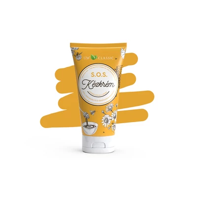 U&W S.O.S kézkrém 100ml tubusos (8db/krt)