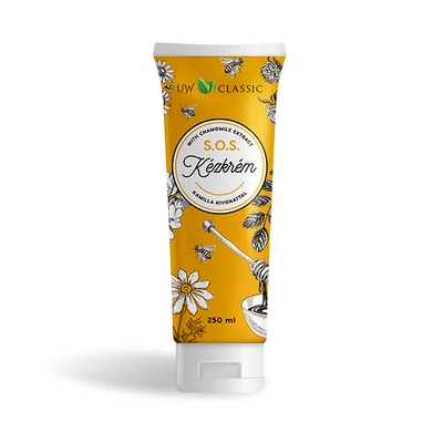 U&W S.O.S kézkrém 250ml Ureával tubusos (8db/#)