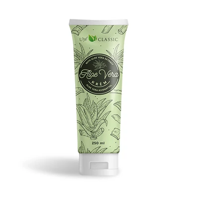 U&W krém 250ml Aloe Vera tubusos 