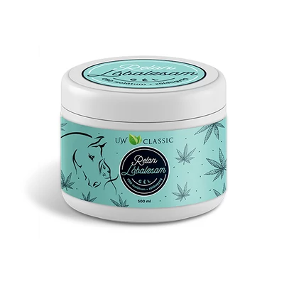 U&W lóbalzsam relax gél 500ml+9gyógynövénnyel (12db/#)