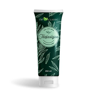 U&W sarokápoló krém 250ml Teafaolajos tubusos (8db/#)
