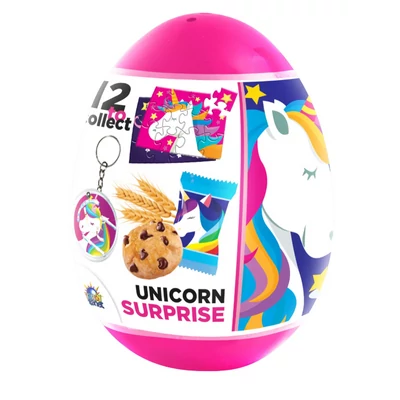 Unikornis Meglepetés tojás csokis keksszel 5,5gr (18db/krt)
