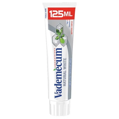 Vademecum fogkrém 125ml Natural White (12db/#)