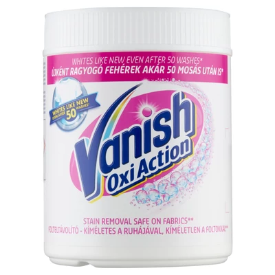 Vanish Oxi Action Folteltávolító 470gr Fehér (6db/#) Vanish Oxi Action Folteltávolító 470gr Fehér (6db/#)