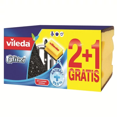 Vileda Glitzi formázott szivacs 3db-os (32db/#)