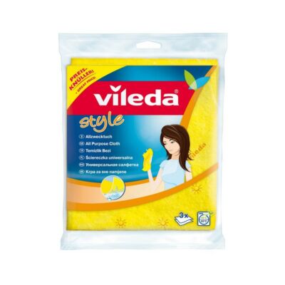 Vileda Style háztartási törlőkendő 3 db-s (20db/krt)