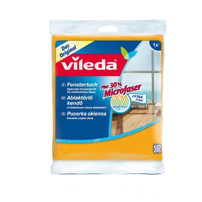 Vileda ablaktörlő kendő 30% mikroszállal (30db/krt)