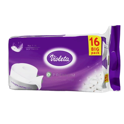 Violeta Prémium wc papír 16tek. 3rtg. fehér VIP (3db/krt)