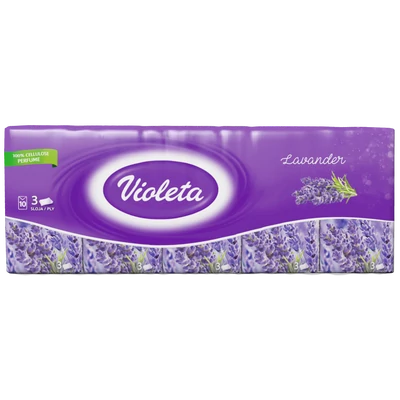 Violeta pzs. 10*10db-os 3rtg. Levendula (24db/krt)