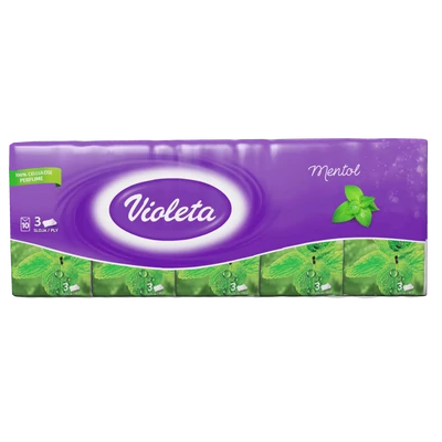 Violeta pzs. 10*10db-os 3rtg. Mentol (24db/krt)