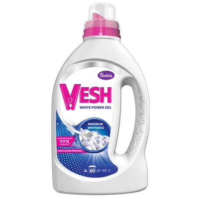 Violeta VESH mosógél 3l White Power (60mosás)(4db/krt)K.
