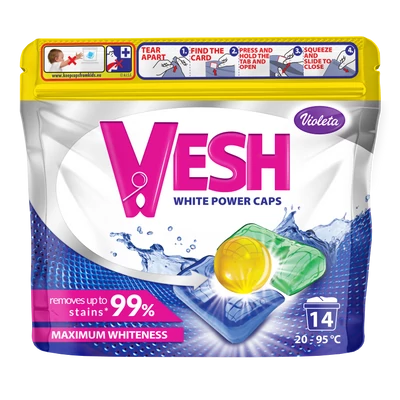 Violeta VESH mosókapszula 14db-os White (4db/krt)