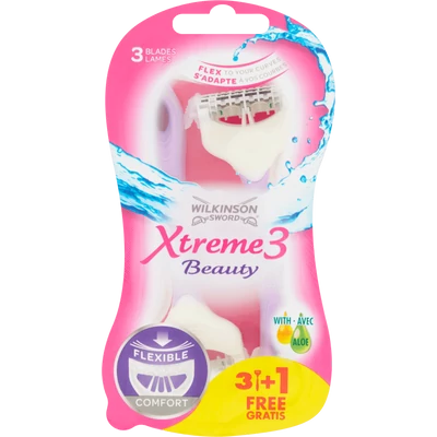 Wilkinson Extreme3 Beauty 3+1db-os női eldobható borotva