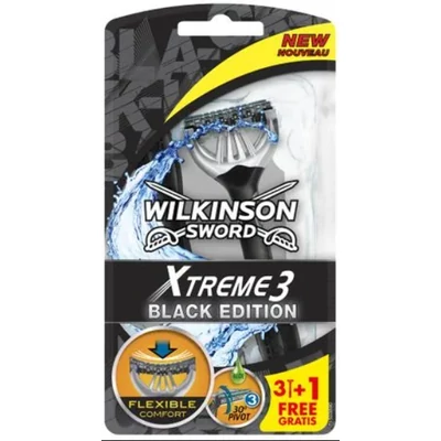 Wilkinson Extreme3 Black 3+1db-os eldobható borotva (10db/#)