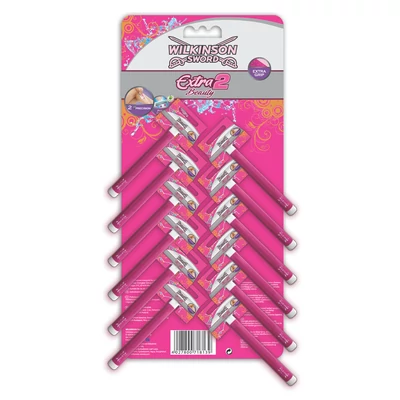 Wilkinson EXTRA2 Beauty kartella 1db-os női eldobható borotva (24db/kartella) #Csak kartellára!