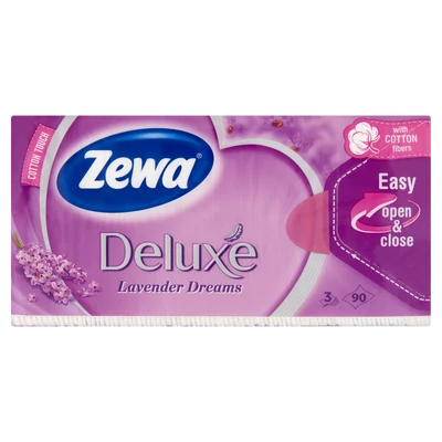 Zewa 90-es papír zsebkendő Deluxe Lavender Dreams (40db/#)