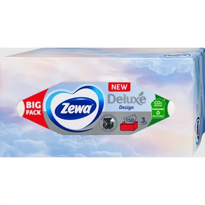 Zewa dobozos pzs. 3rtg 150lap Delux (21db/krt)