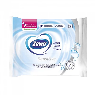 Zewa nedves Wc papír 42db-os Sensitive (8db/#)