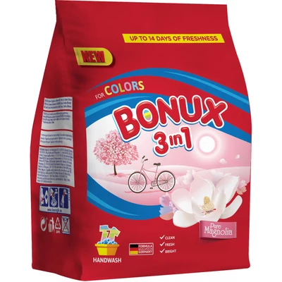 Bonux 390gr 3in1 Color Magnolia (6mosás)(14db/#)