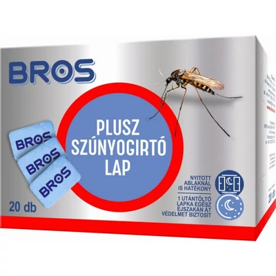 Bros szúnyogírtó lap ut. 20db-os (24db/#)