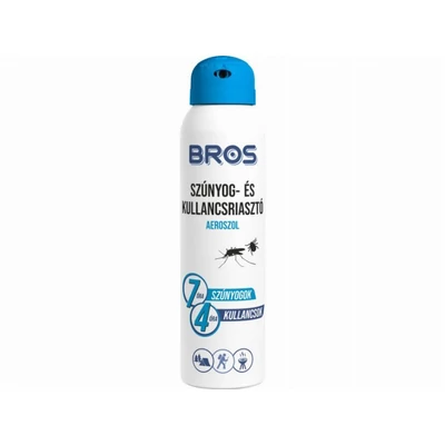 Bros szúnyog- és kullancsriasztó aeroszol 90ml (12db/krt)