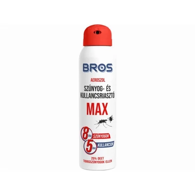 Bros szúnyog- és kullancsriasztó aeroszol MAX 90ml (12db/krt)