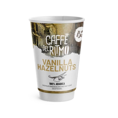 Caffe Del Ritmo 1adagos instant poharas kávé Vanília-Mogyoró (6db/csomag)