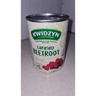 Kwidzyn cékla konzerv 400g nettó tömeg/220g töltő tömeg (6db/krt)