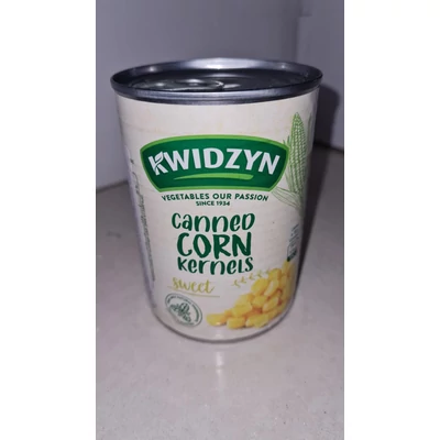 Kwidzyn kukorica konzerv 400g nettó tömeg/220g töltő tömeg (10db/krt)