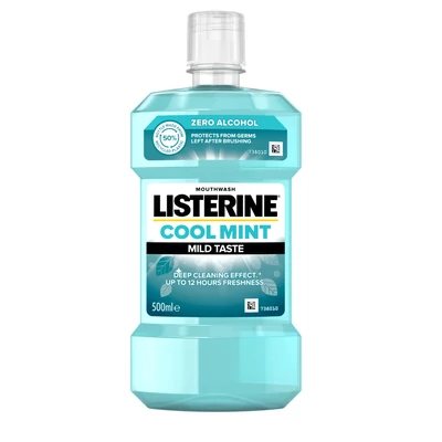 Listerin szájvíz 500ml Cool Mint mild taste (6db/#)