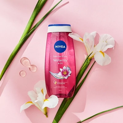 Nivea tusfürdő 250ml Waterlily & Oil (12db/krt)