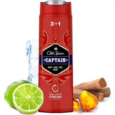 Old Spice tusfürdő 400ml Captan (6db/krt)