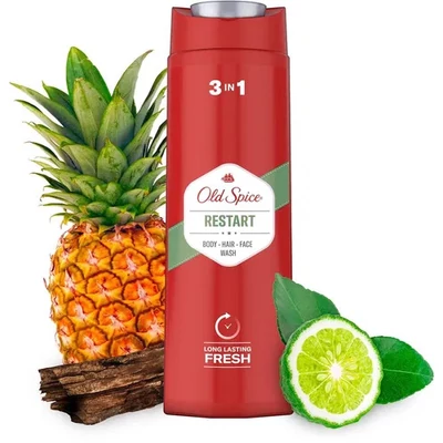 Old Spice tusfürdő 400ml Restart (6db/krt)
