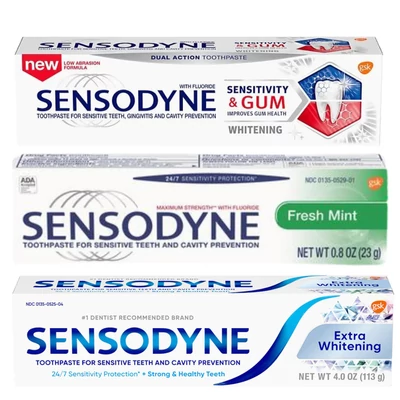 Sensodyne fogkrém 75ml több fajta (12db/#)